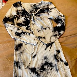Tie dyed Bodycon dress